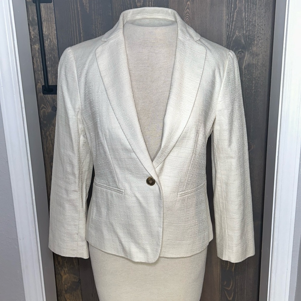 Cream suit Jacket
